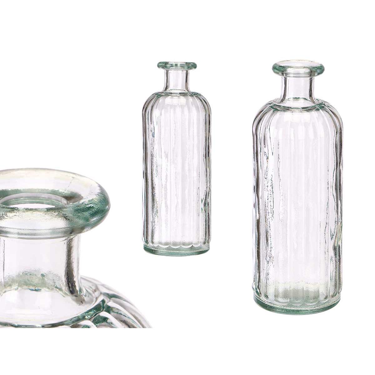 Factory Cuadros - Jarrón Enola Cristal 28cm - Decorativo - Alta Calidad
