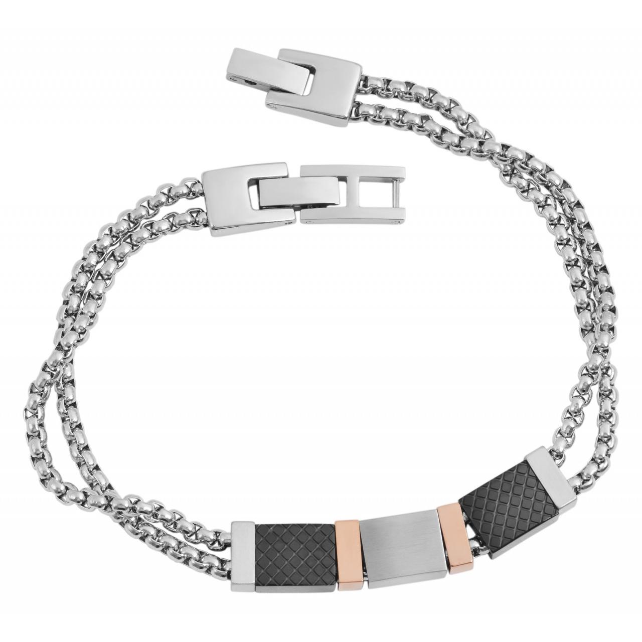 Akzent® Pulsera "Kymani" em Aço Inoxidável - 0465