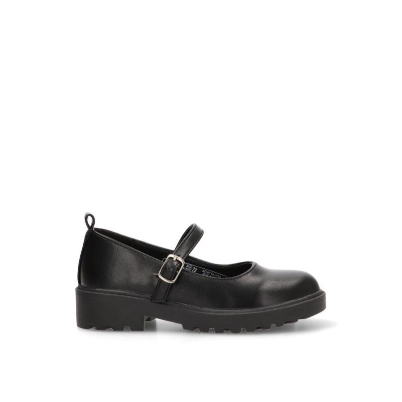 Nautico Kiova Mocasin Colegial Etika - Niña - Suela Plana - Modelo 40334 - Color Negro