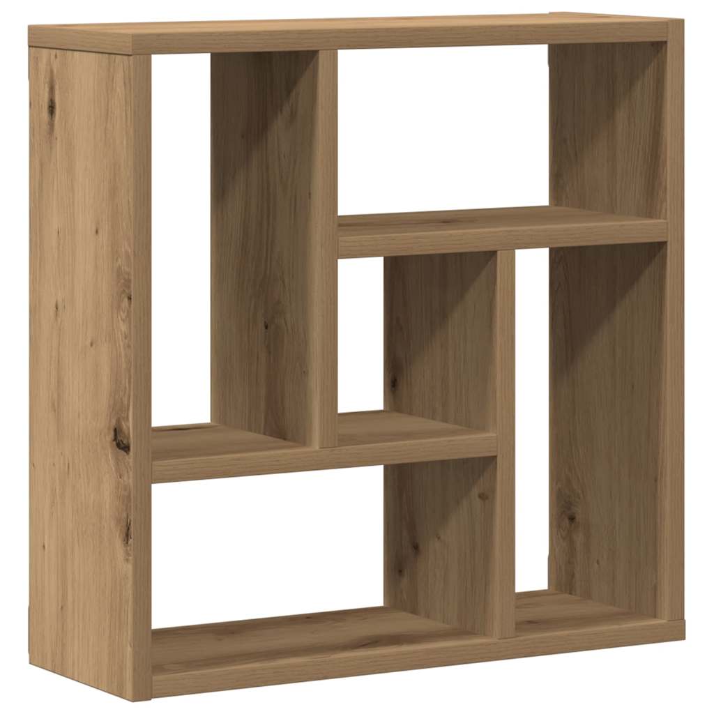 vidaXL Estante de pared madera ingeniería roble artisan 45x16x45 cm