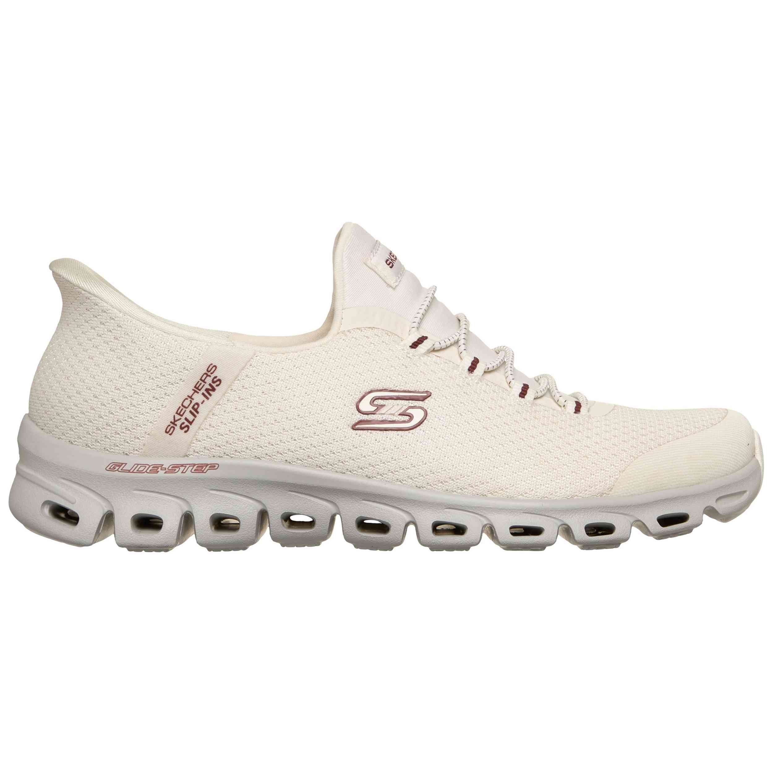 Zapatillas Skechers modelo 104557-OWGR para Mujer en color Beige