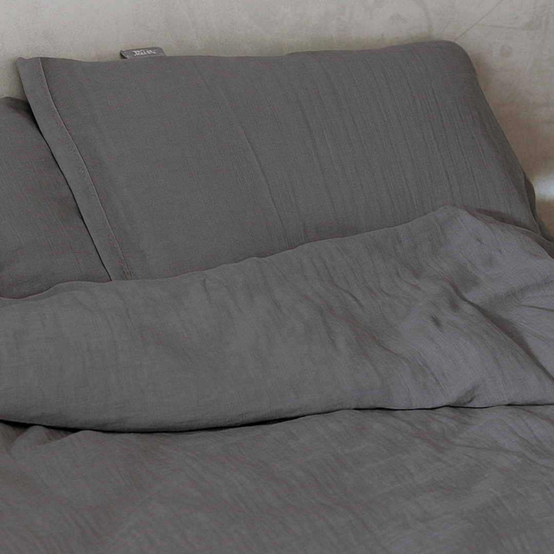 NATURALS - Funda de Almohada de Muselina 100% Algodón - Tacto Extrasuave y Transpirable - Medidas 50x75 y 65x65 cm - Sin cremallera - 4 Colores Disponibles - Fabricado en España