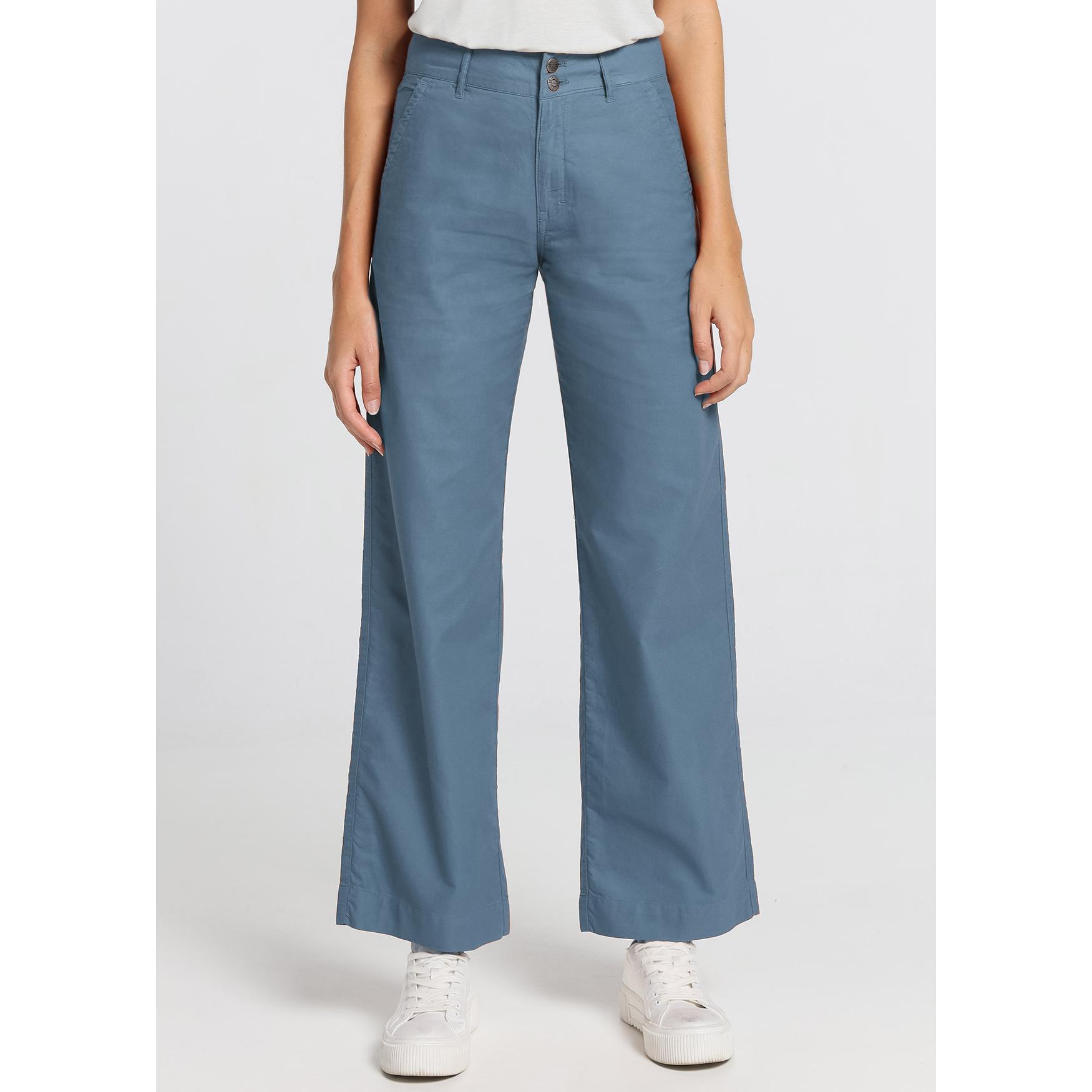 CIMARRON - OLIVIA-YONNE PANTALON CHINO Caja Alta Straight Wide leg  - Tallaje en Pulgadas- Tallaje en Pulgadas