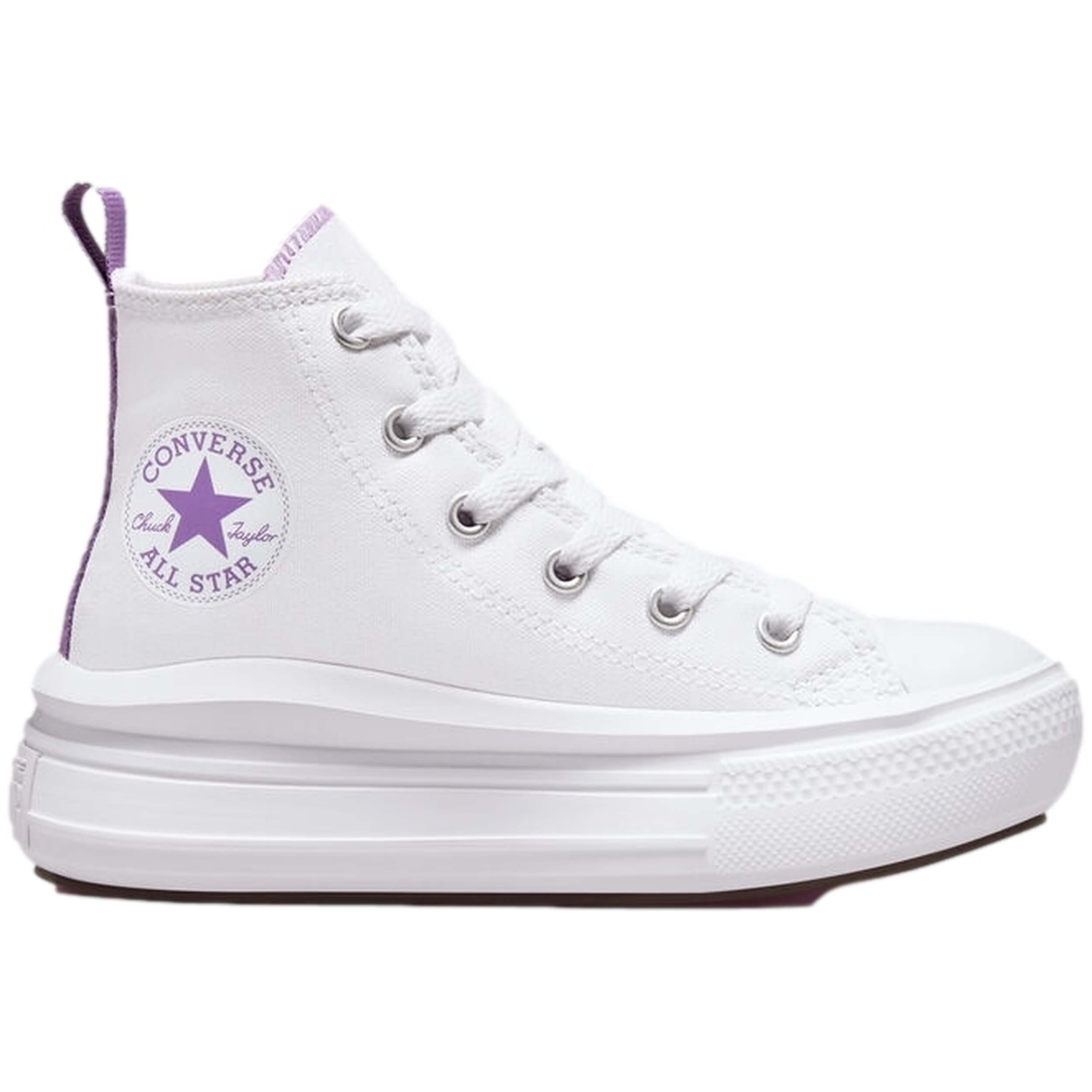 Zapatillas marca Converse modelo A03667C para niño/a en color blanco
