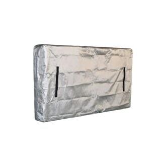 OmHO Funda de colchón impermeable para mudanzas, bolsa para mudanzas con asas y cremallera resistente, 195 cm (largo) x 107 cm (ancho) x 38 cm (profundidad)