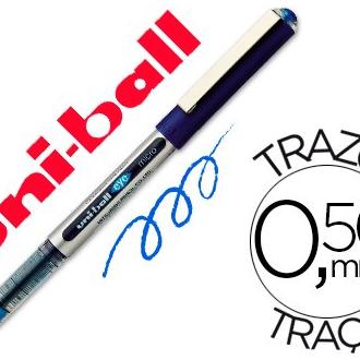 Uni-Ball - Rotulador roller ub-150 micro eye azul 0.5 mm -unidad (12 unidades)