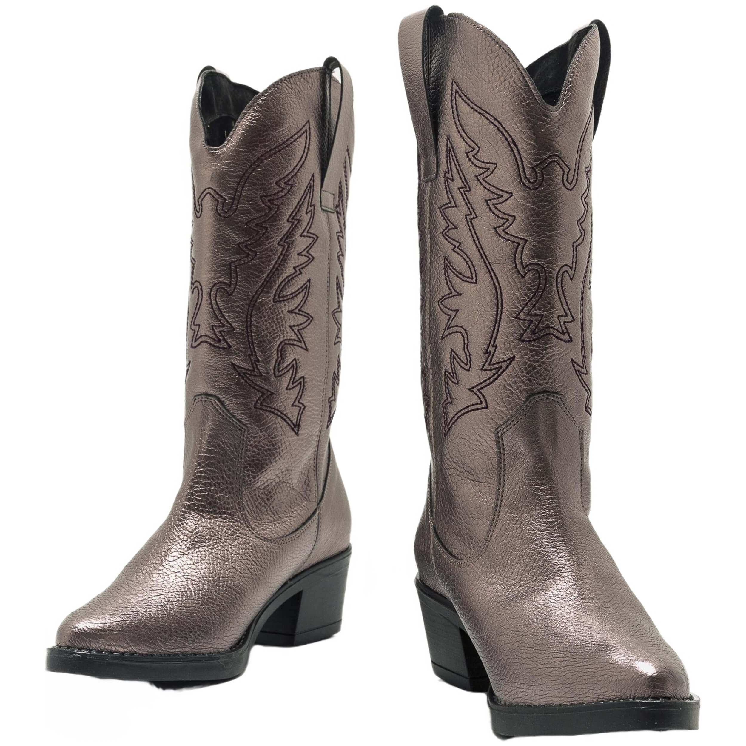 Botas marca Mustang modelo 58964 C55166 para calzado mujer en color metalizado