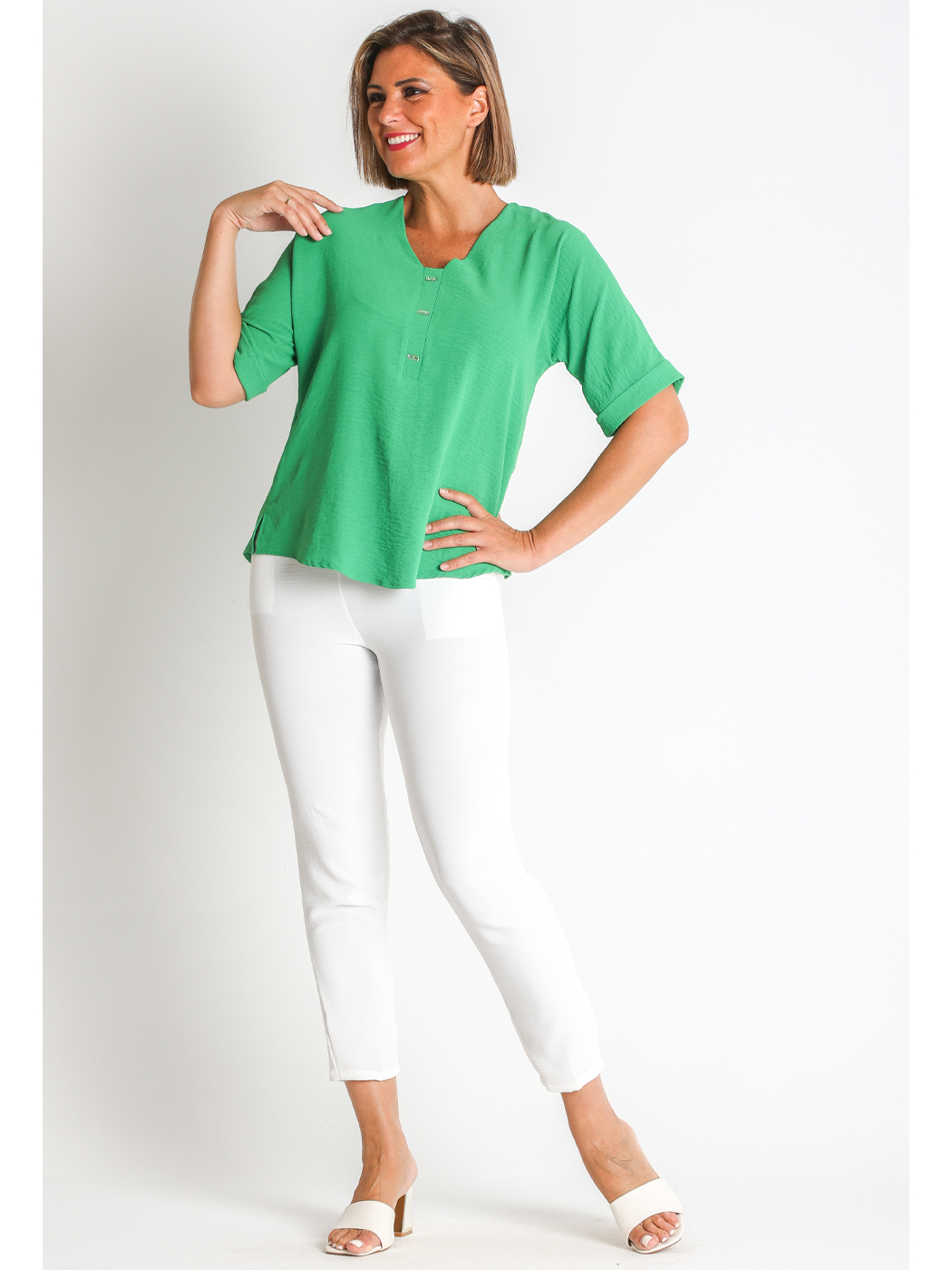 3670920 CAMISETA CREP LISO
