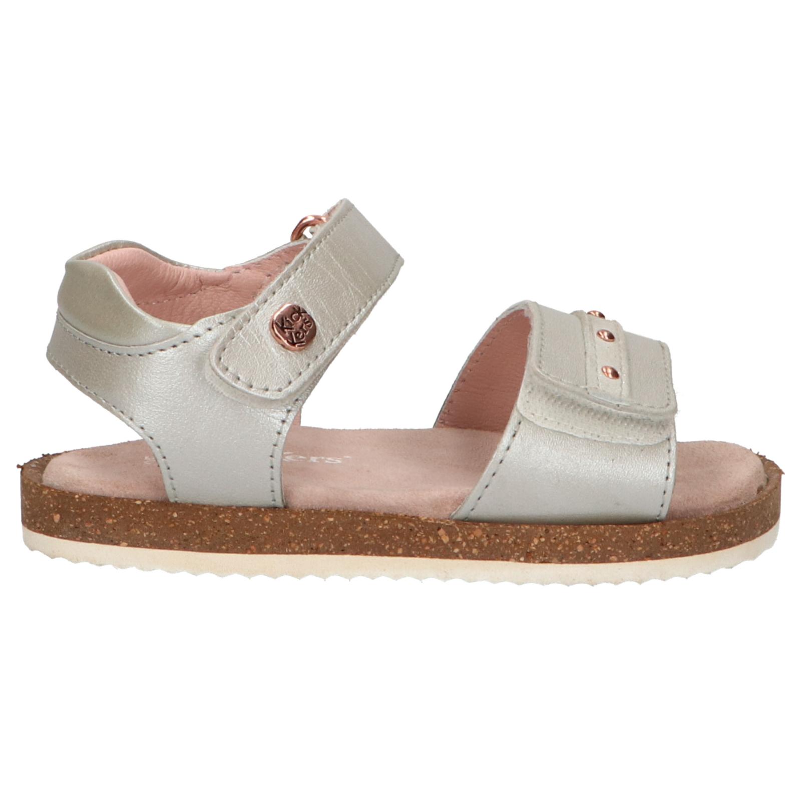 Kickers girl's sandals 694930 -30 faiade 16 argent