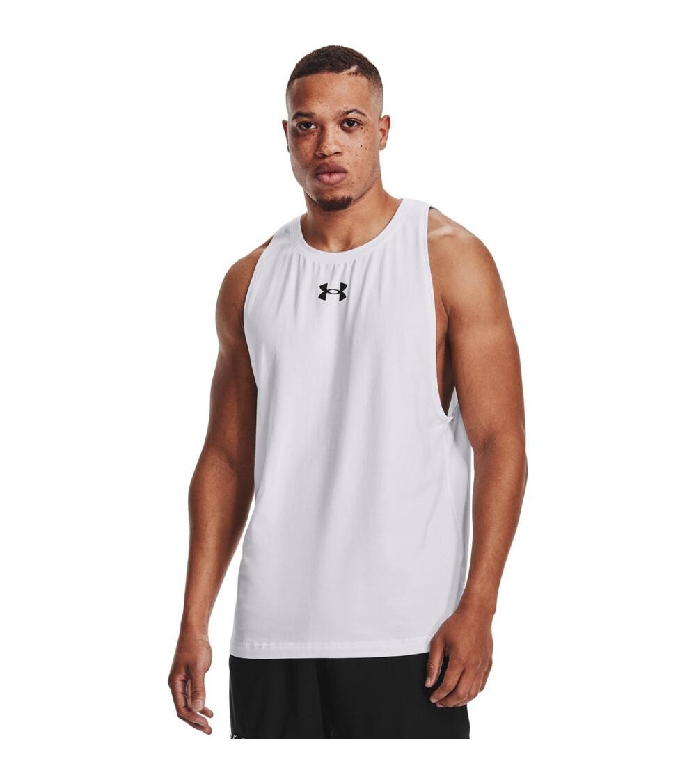 Camiseta Hombre Under Armour Zone Tank 1361901-100 Ropa Baloncesto Under Armour