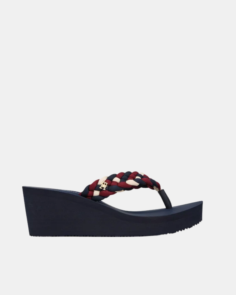 TOMMY HILFIGER FW0FW091980GY Sandalias Chancletas Mujer Azul