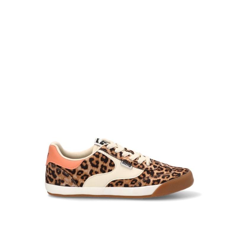 Zapatillas Casual Mustang - Mujer - Suela Plana - Modelo 60940 - Color Arena