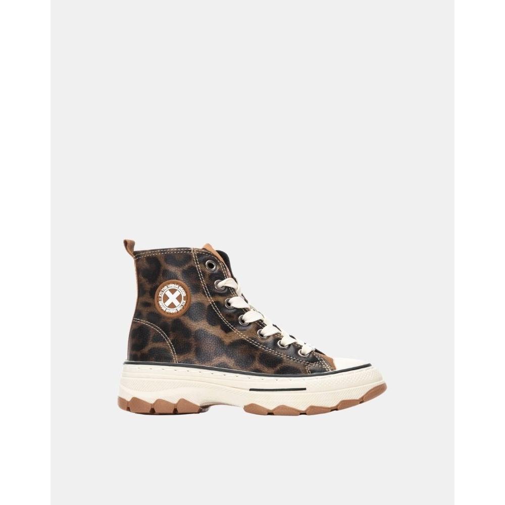 XTI 151321 Zapatillas Colegiales Altas Infantil Animal Print