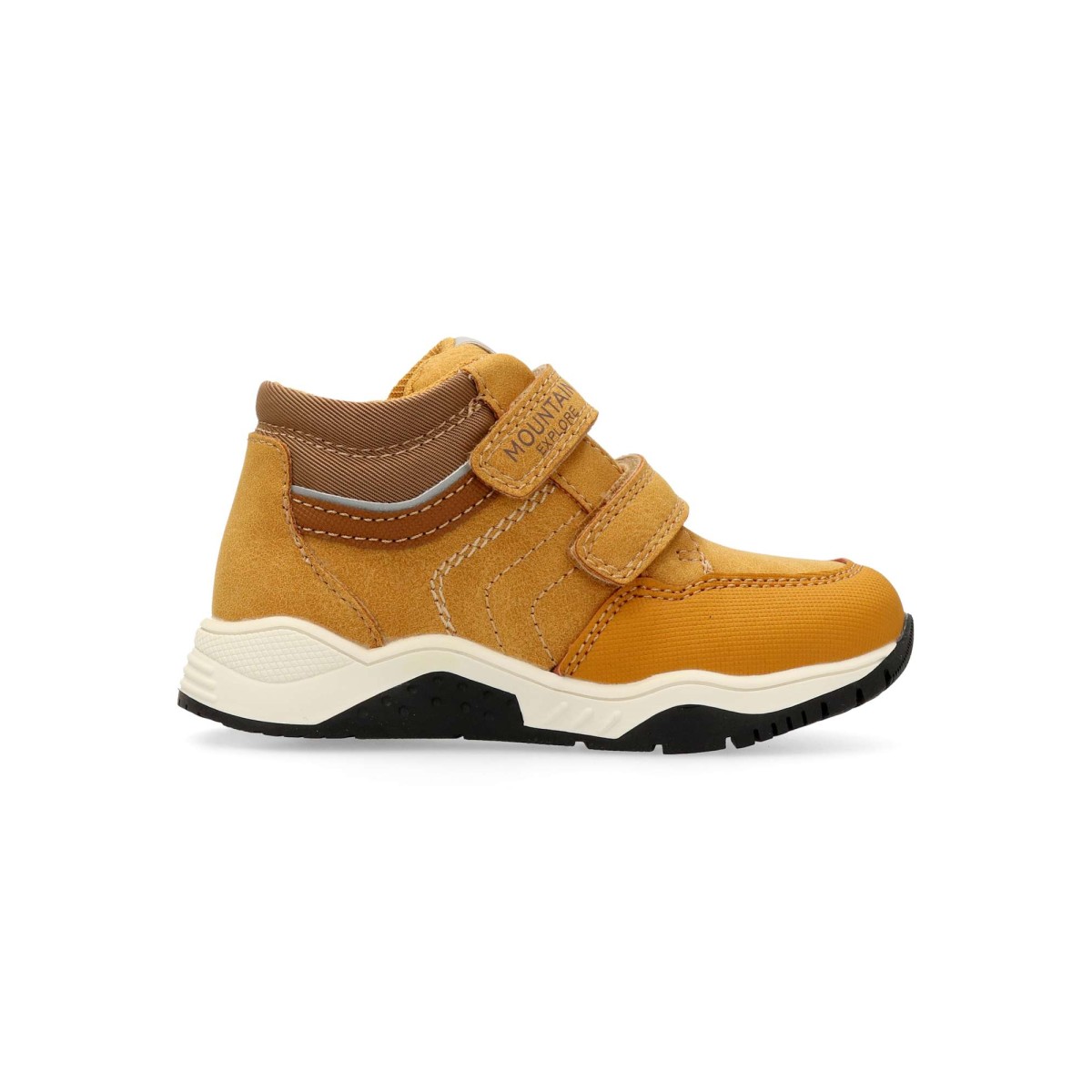 Chicco - Botines para niño estilo casual montaña con suela de goma, transpirables y flexibles, color ocre