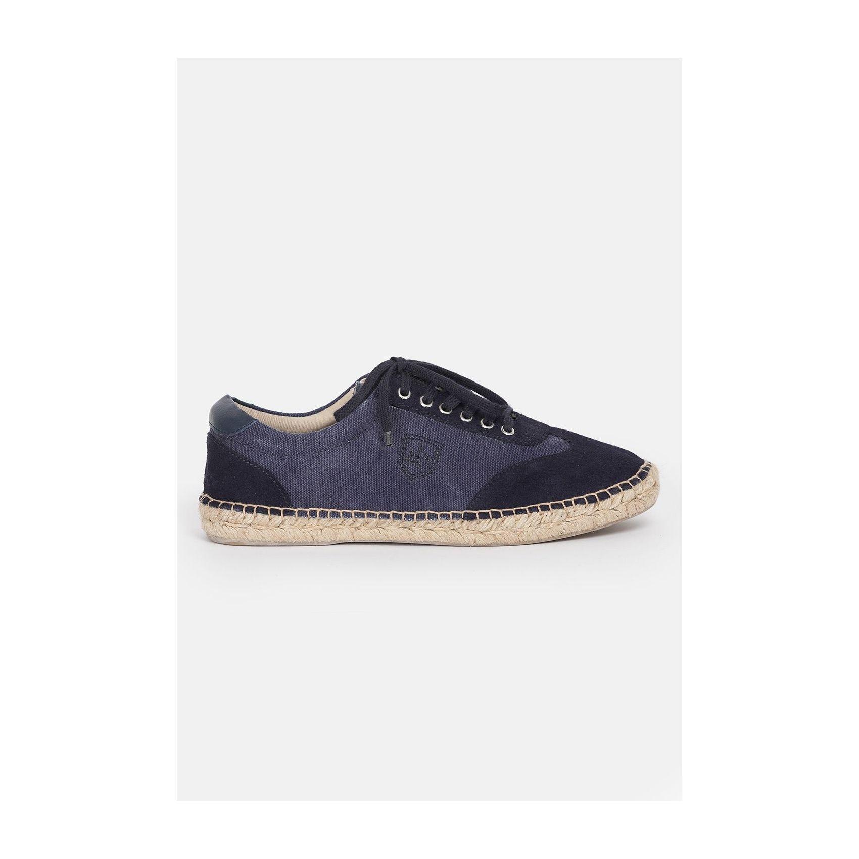 Zapatilla Valecuatro niño Logo Yute Azul Marino