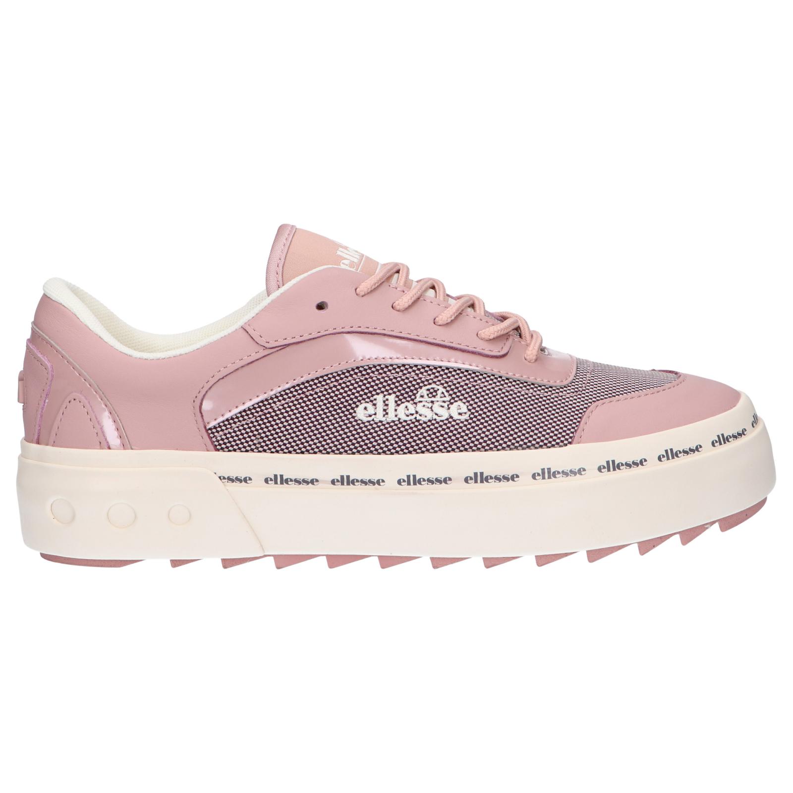 Ellesse women's sneakers 615899   Alzina lthr af pnk-dk pur- off wht