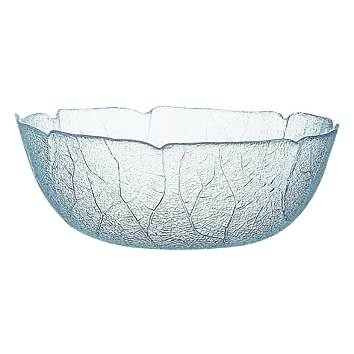 LUMINARC ASPEN Ensaladera Vidrio 23X9CM Transparente Mate Fabricado en Francia Reciclable