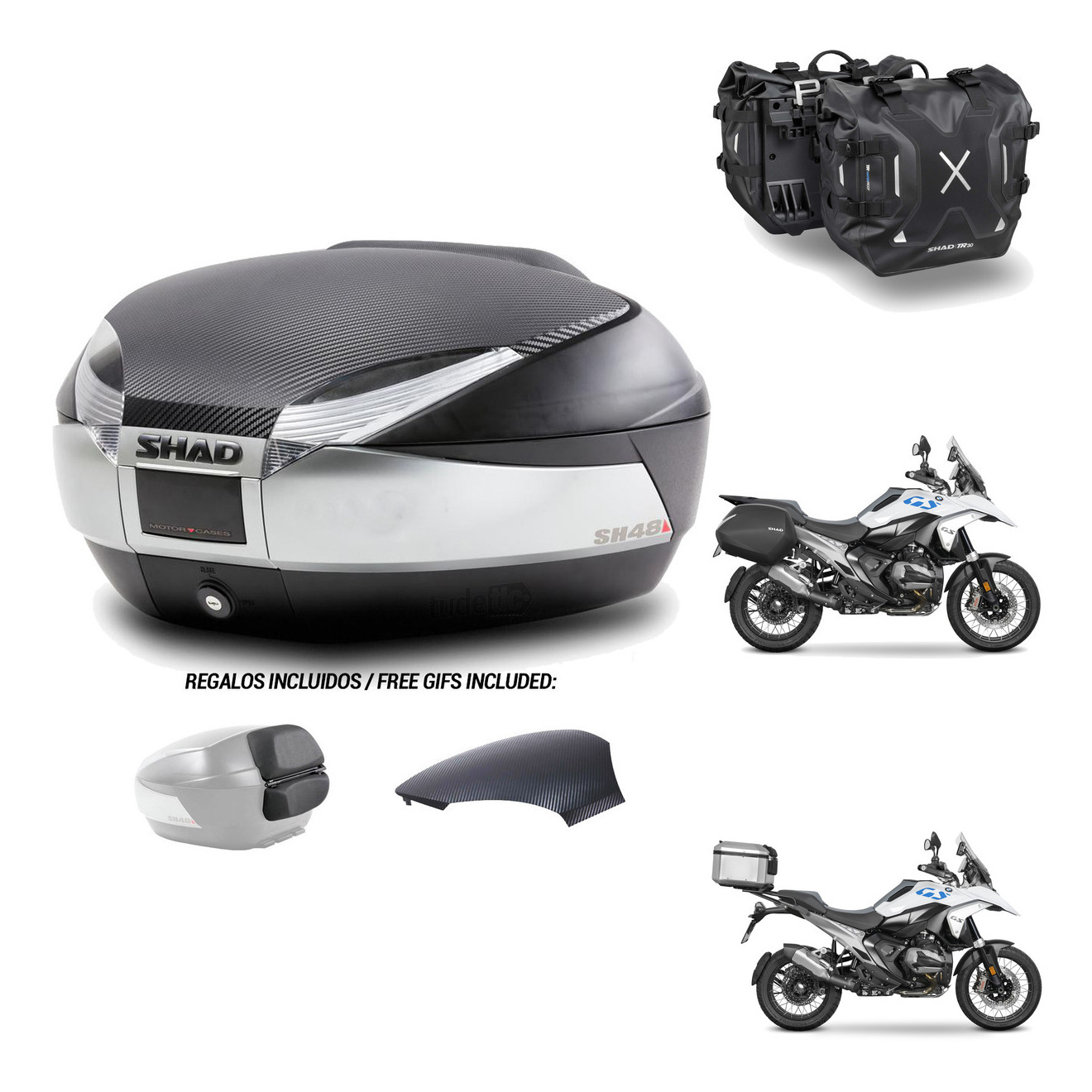 Alforjas Tr30 + Herraje Baul + Herraje 3 KIT-580964