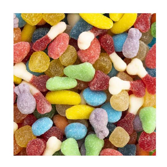VIDAL Mini Mix Pica bolsa de 1Kg aprox 400 uds Mix de golosinas mini con cobertura de azúcar y diferentes formas sabor a Fresa, pera, piña, plátano, naranja y frambuesa. tamaño mini sin gluten  sin grasa sabor original Vidal garantizado