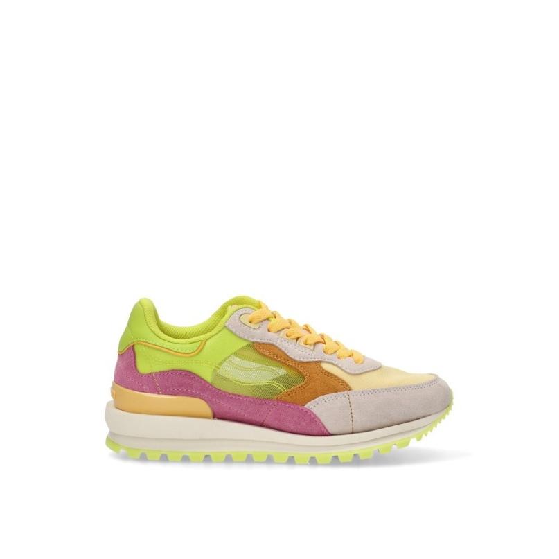Zapatillas Casual Gioseppo - Mujer - Suela Plana - Modelo Iola - Color Amarillo