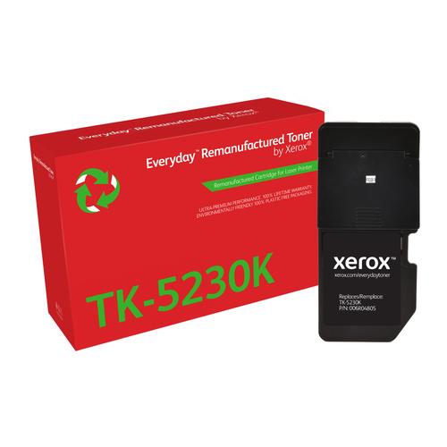 Xerox everyday kyocera tk5220/tk5230 negro cartucho de toner remanufacturado - reemplaza 1t02r90nl1/1t02r90nl0/tk5220k/tk5230k