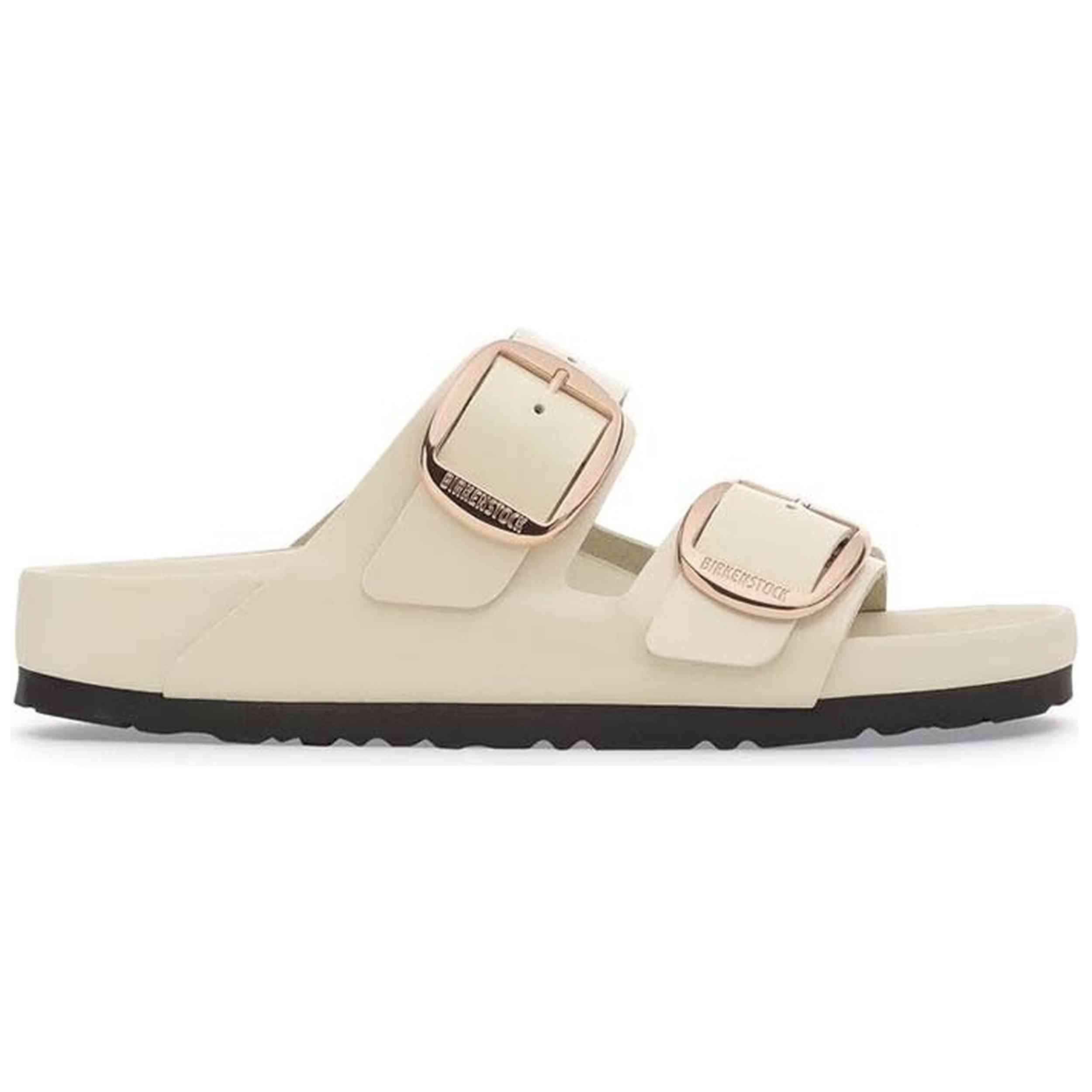 Sandalias Birkenstock modelo Birkenstock Arizona Big Buckle Natural Leather Patent para Mujer en color
