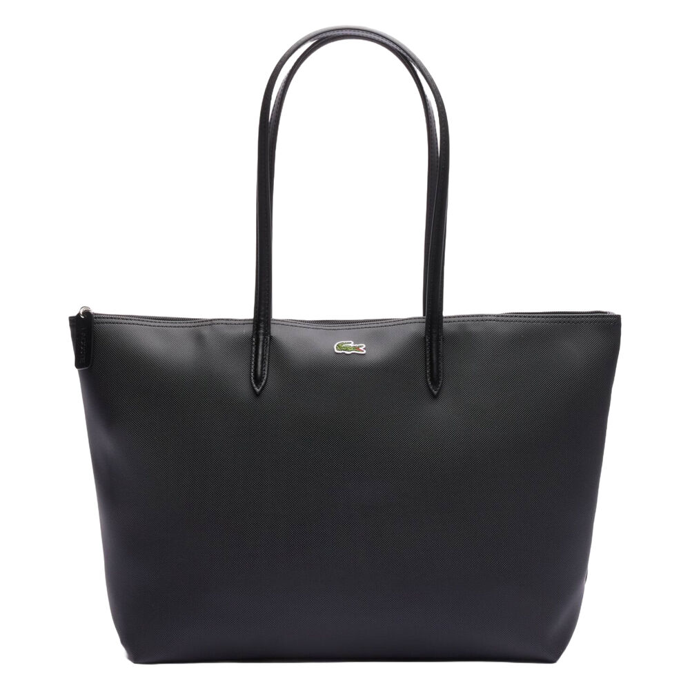 Bolso Negro Lacoste Tote L.12.12 Concept Grande Black