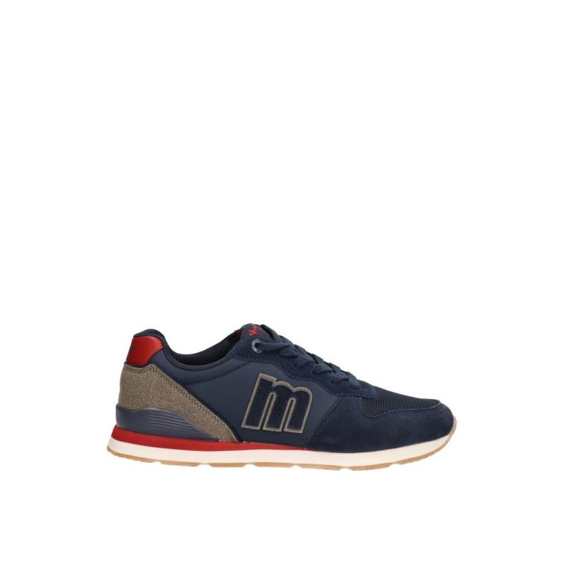 Zapatillas Casual Mustang - Hombre - Suela Plana - Modelo 84467 - Color Marino