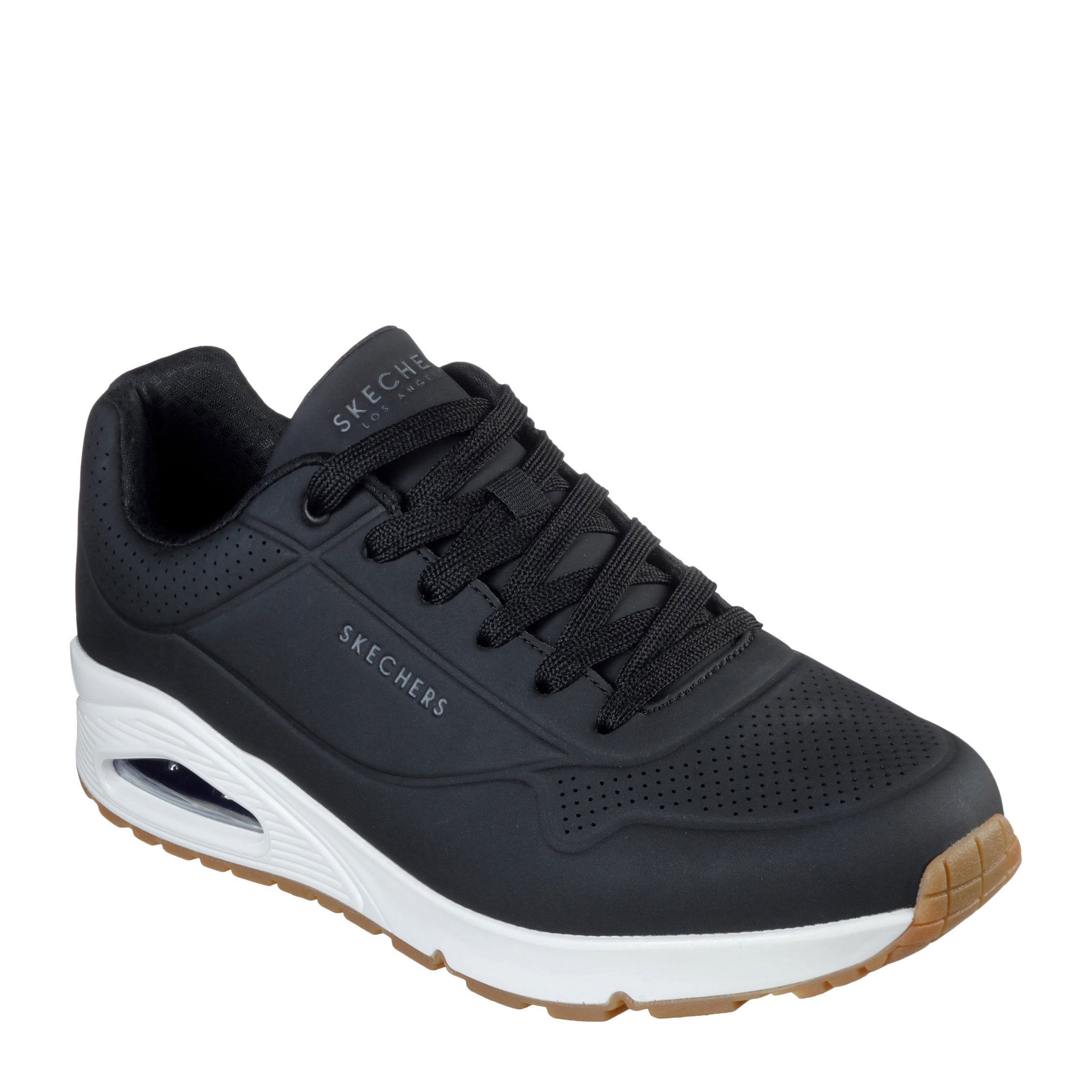 Skechers  black sneakers 52458-BLK Uno - Stand On Air , para Hombre