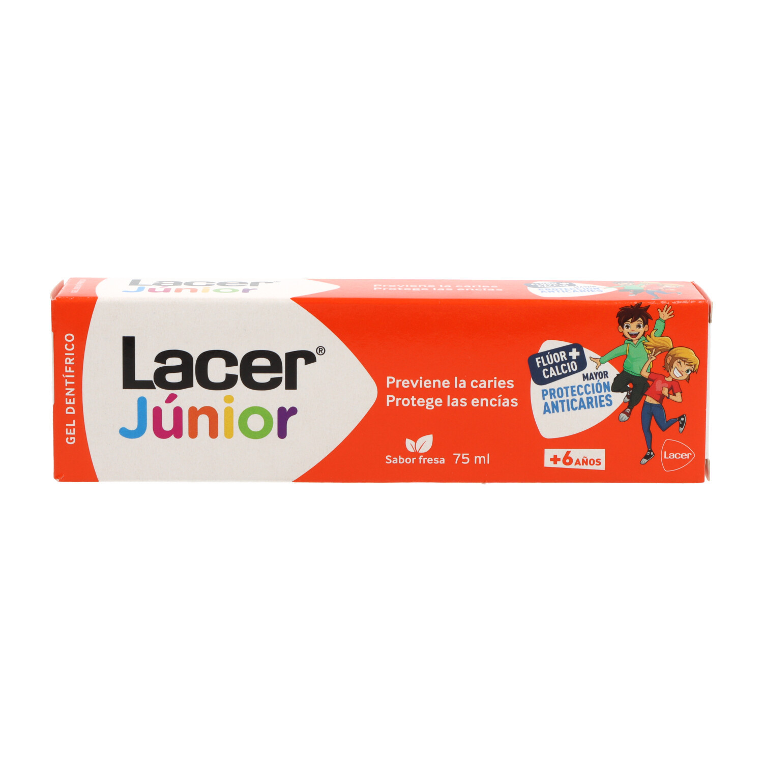Lacer Junior Gel Dental Sabor Fresa 75 ml