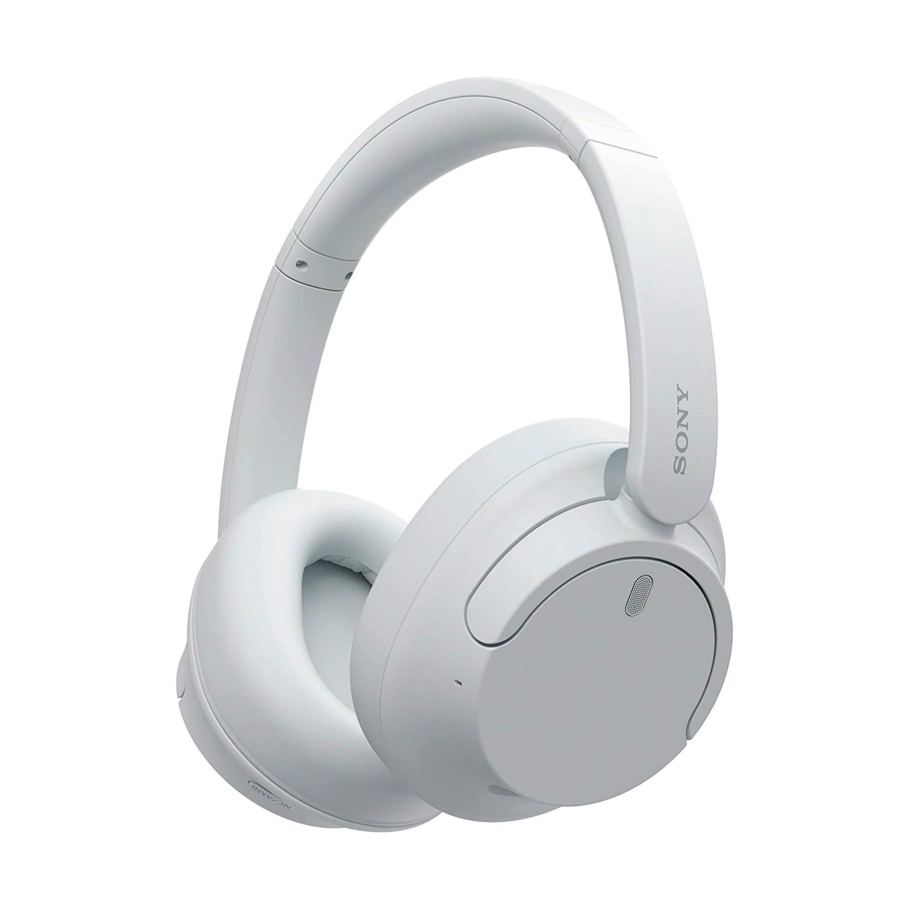 Sony - Auriculares inalámbricos WH-CH720N con cancelación activa de ruido, 35 horas de batería y tecnología DSEE para sonido fiel, color blanco