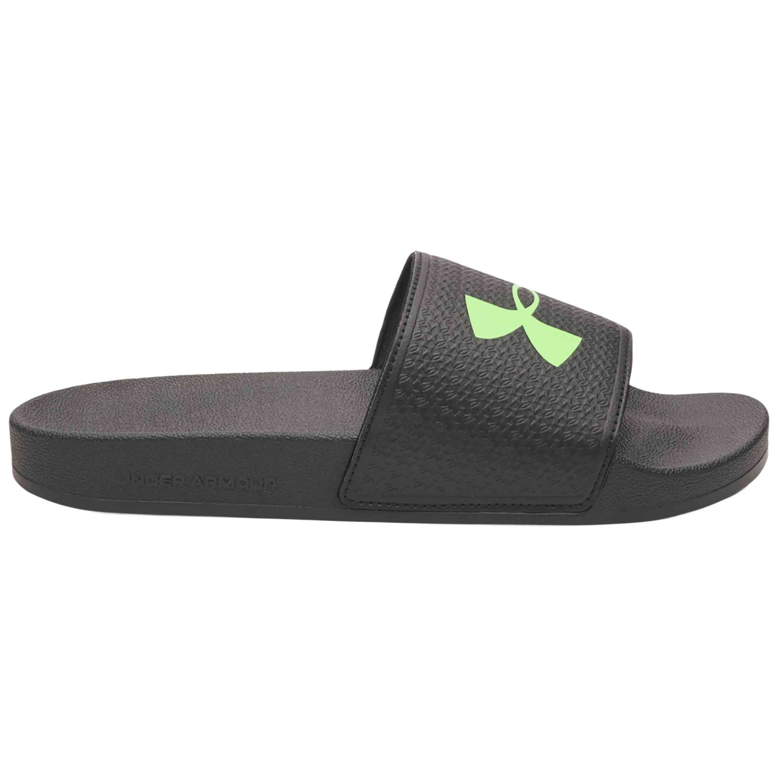 Chanclas Under Armour modelo Chanclas Under Armour ARMR Slide negro verde para hombre y mujer en color Negro