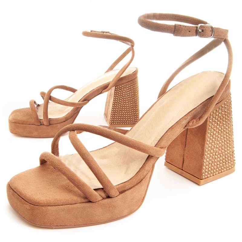 Sandalia De Tacón Para Mujer. Montevita Festsand 88513