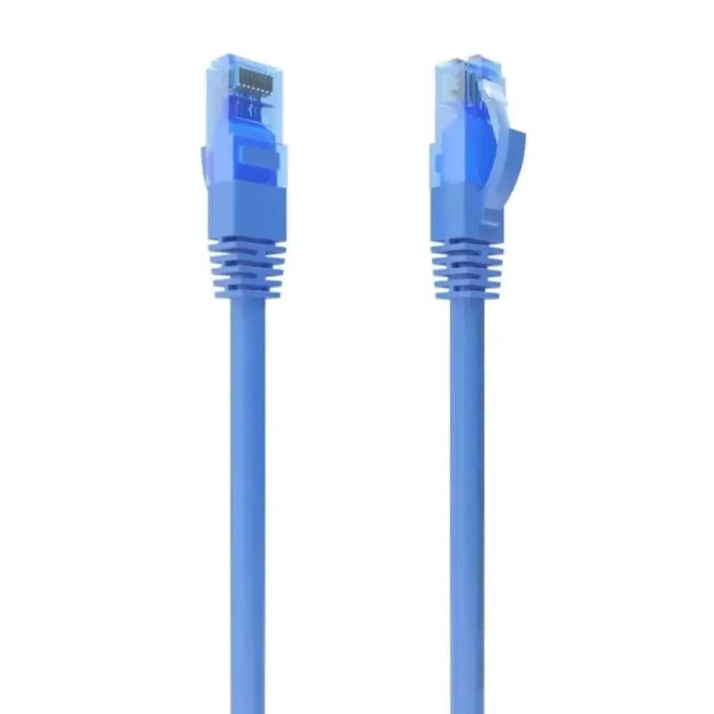 Aisens - Cable de red Cat.6 UTP AWG26 CCA azul 0,75 m para conexiones estables de 1000 Mbps y 250 MHz en servidores y racks
