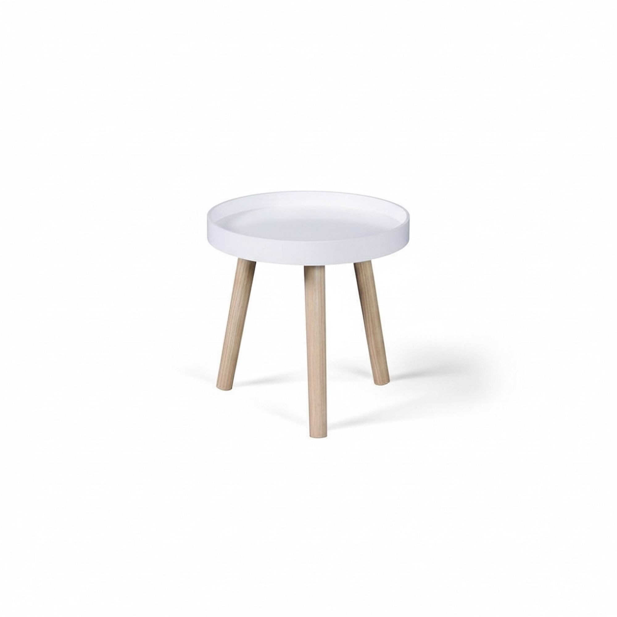 MOBLEKIT | Mesas Auxiliares de Madera y Metal para Salón o Dormitorio, Mesitas Modernas Funcionales con Diferentes Formas y Alturas, Opciones Fijas o Plegables para Hogar
