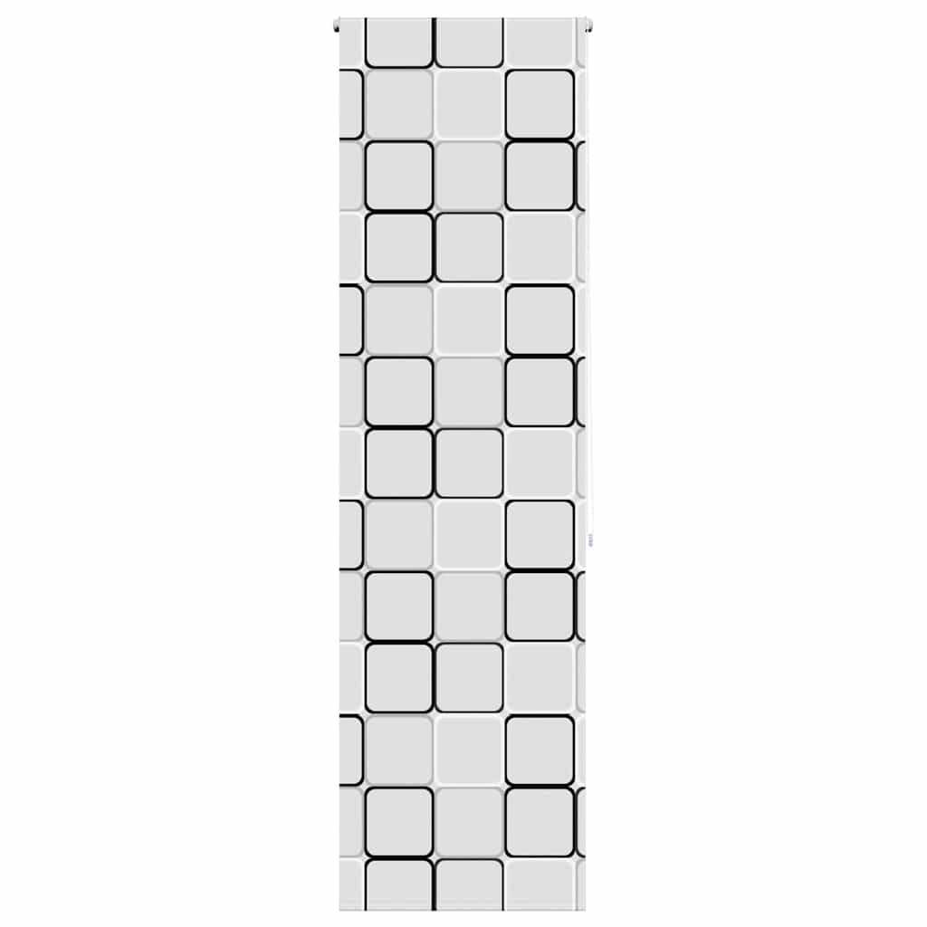 vidaXL Estor enrollable para ducha tela 80x240 cm ancho 76 cm