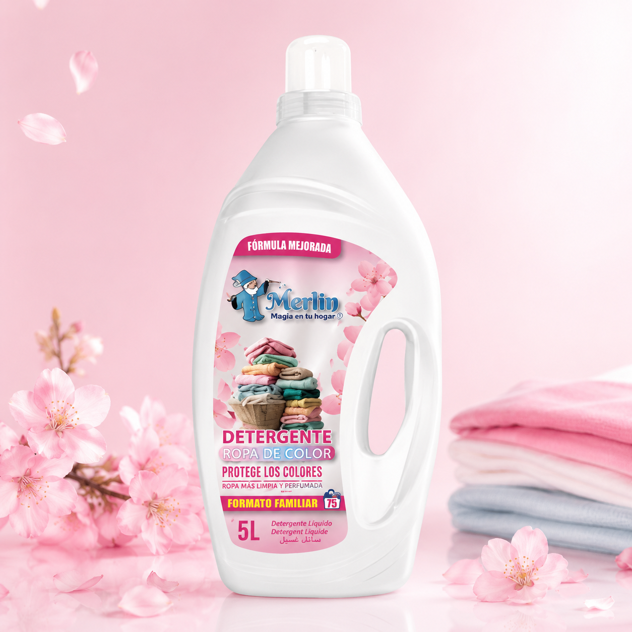 Merlin Detergente Azul -para ropa de color-marsella 5L