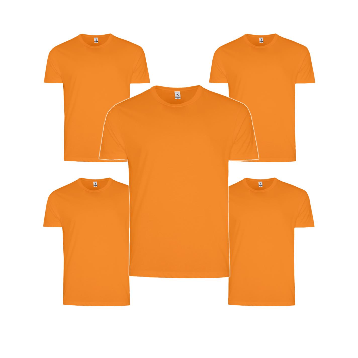 TEXKING Modelo Chile Camisetas Manga Corta 170 g/m2 100 algodón. Pack de 5 Mismo Talla mismo color.