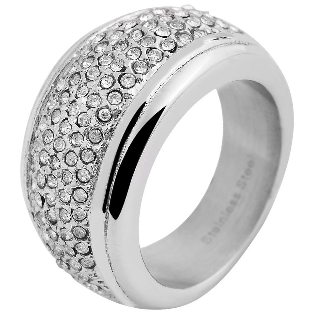 Akzent® Anillo Feminino em Aço Inoxidável - Tam.58 - 0197