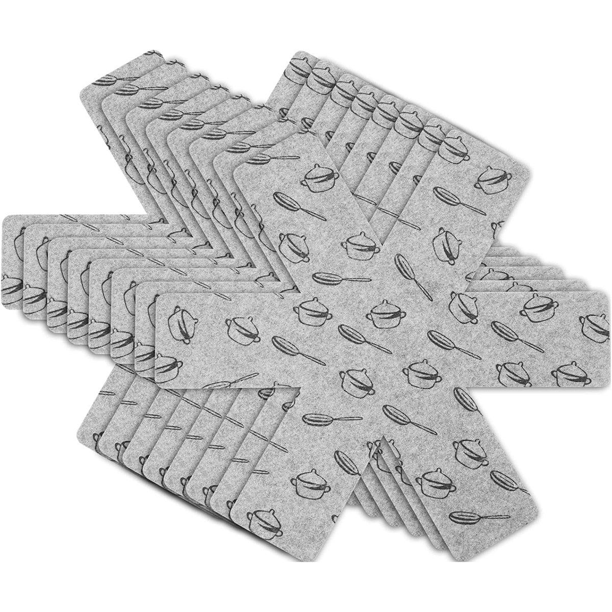 8 stuks non-woven potmatten, potbeschermingsmatten, antislip potmatten, non-woven isolatiematten voor warmte-isolatie