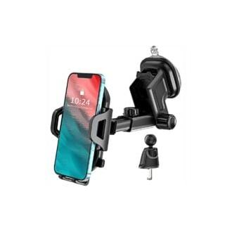 CA Soporte para teléfono de coche, 3 en 1, con ventosa para ventilación de coche, parabrisas, salpicadero, iPhone 13, 12, 11, 14 Pro Max, SE 2020, XR, XS, X, XSmax, 7, 8 Plus/13 Mini, Mercedes B