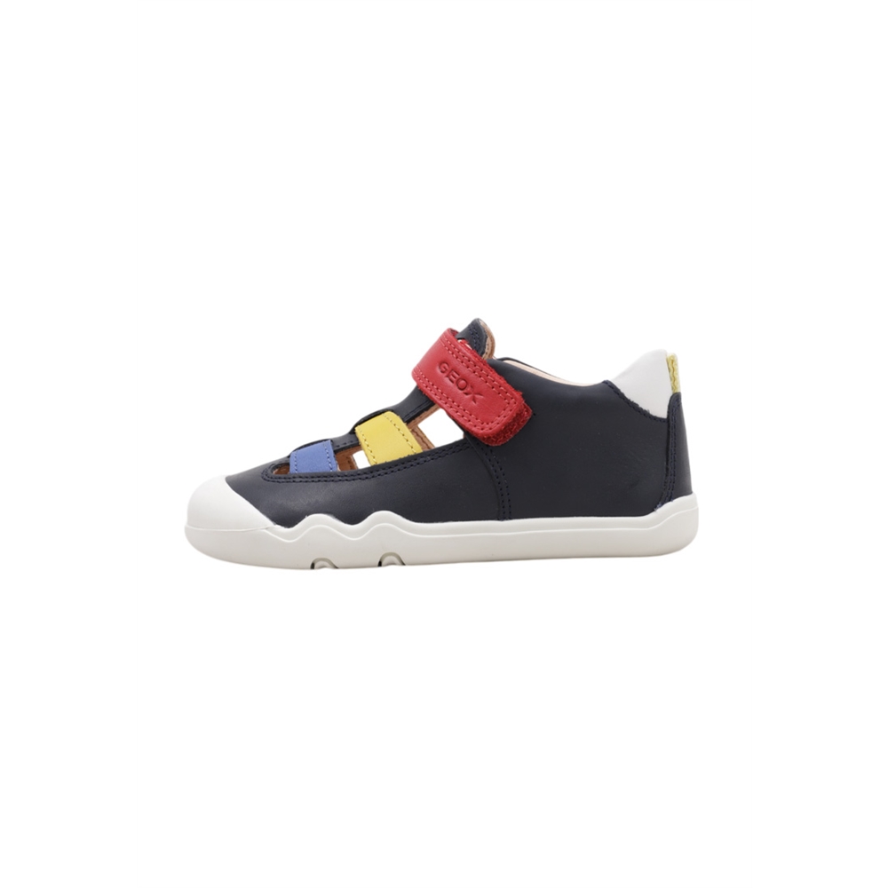 Geox B STEPPIEUP BOY A Sandalias Planas Bebé - niño (hasta la talla 30) Azul