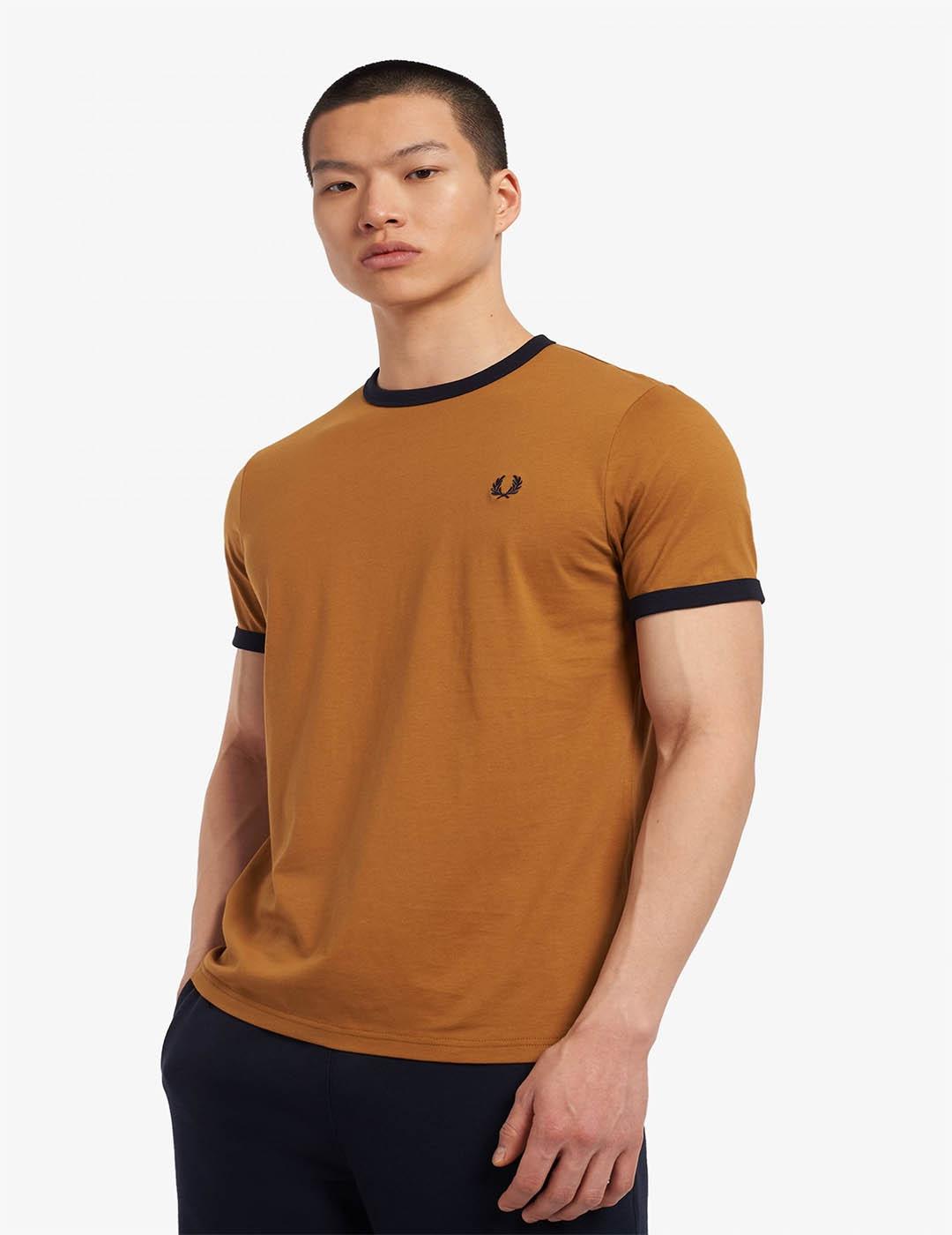 Camiseta Fred Perry m/c Avellana