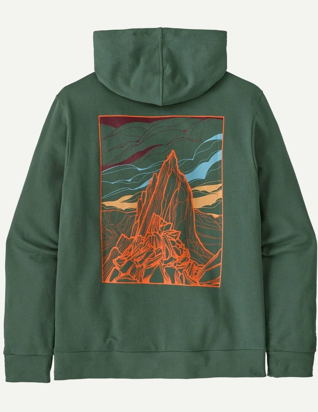 Sudadera Patagonia Cloud Crag Daily Verde Hombre