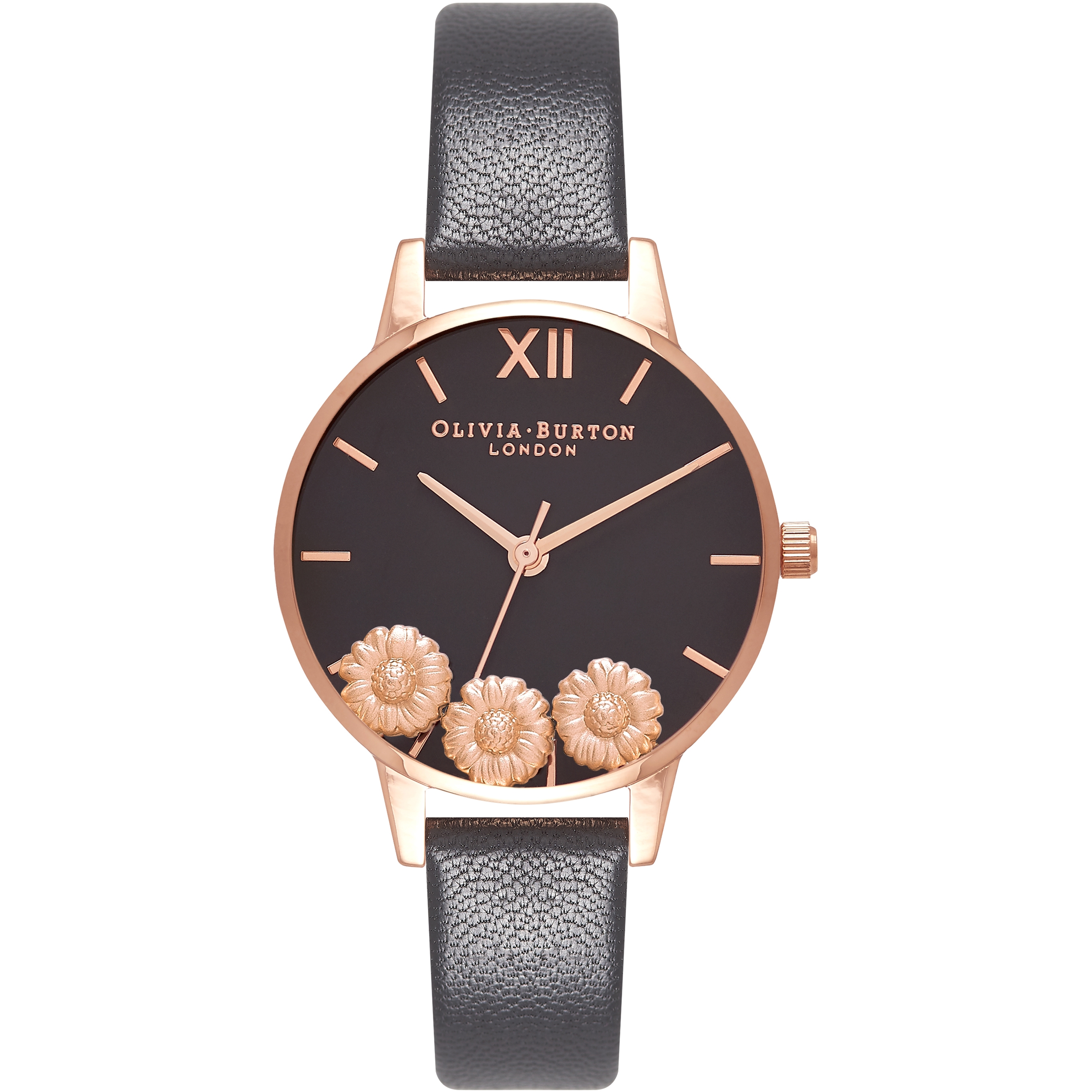 Olivia Burton Reloj Mujer Analogico Cuarzo con Correa de Piel sint�tica OB16CH05