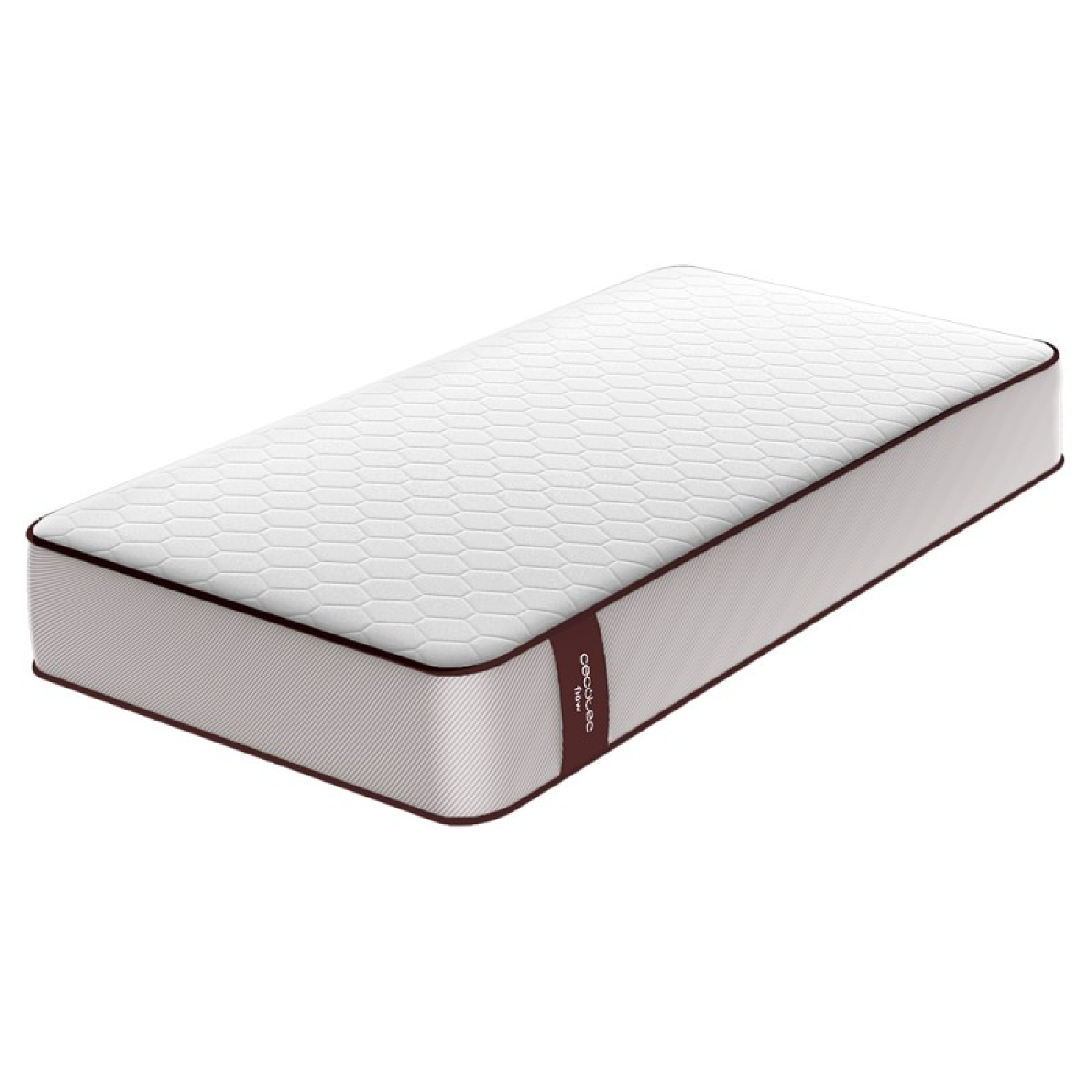 Cecotec Colchón Viscoelástico Flow Purevital 1900 90x190 Multicapa Firmeza Alta Protección Ácaros Doble Cara