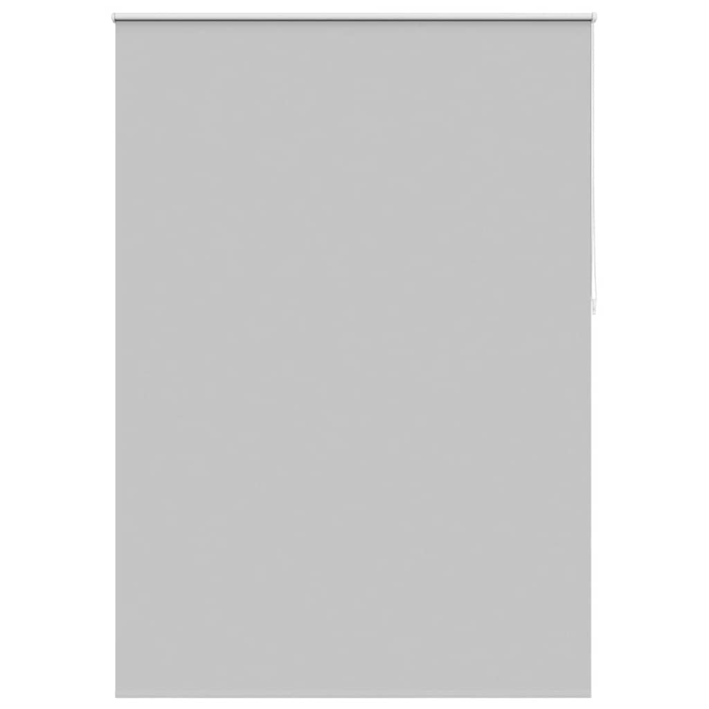 vidaXL Estor enrollable opaco 144,4x230 cm, tela, ancho 140 cm, gris