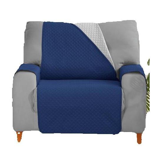 Novotextil Funda Protectora Reversible Sofá Novotextil Bicolor Suave Ajustable Protector Disponible 1 2 3 Plazas Chaise Longue (VISTA DESDE SENTADO) Ideal Mascotas Lavable a Máquina.