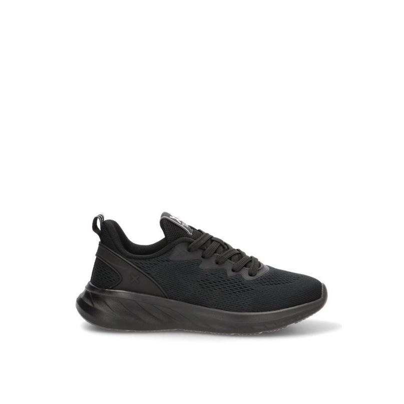 Zapatillas Running Xti - Mujer - Suela Plana - Modelo 145054 - Color Negro