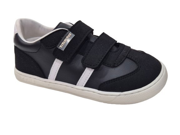 Zapatillas Barefoot Respetuosas Para Niños Y Niñas, Marca Titanitos, En Color Negro. Titanitos Benissa
